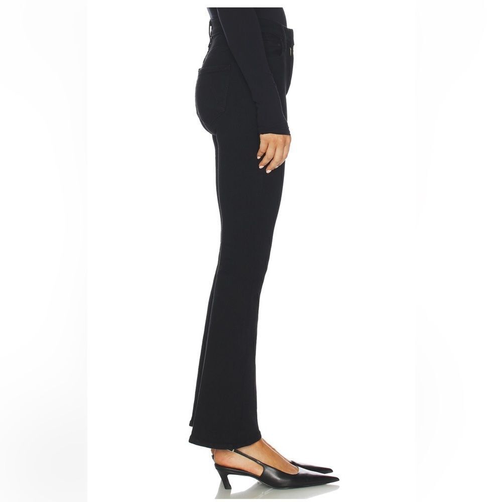 MOTHER THE Weekender Flared Jeans in “Pitch” black - Picture 5 of 12